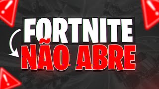 FORTNITE NÃO ABRE  POSSÍVEL SOLUÇÃO [upl. by Eenttirb913]