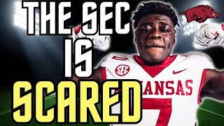 Bradley Shaw DESTROYS QBs  4⭐️ Arkansas Razorbacks Linebacker Recruit  Highlights [upl. by Enawyd351]