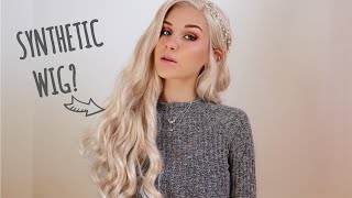 How I Style amp Wear my Synthetic Wigs w Feshfen Wigs [upl. by Bromley]