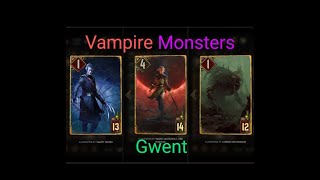 Dangerous Melusine monsters vampire vs skellige Gwent The Witcher Card Game 202407291525 [upl. by Notyalk852]