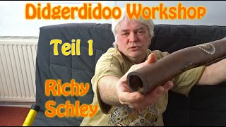 Didgeridoo Grundton spielen lernen Video Anleitung Tutorial deutsch  Teil 1 Richy Schley [upl. by Sivolc347]