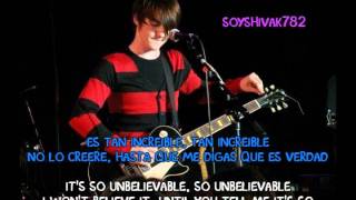 Unbelievable  Drake Bell Español amp Inglés [upl. by Anilave]