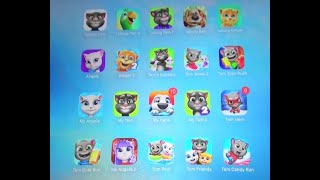 Talking Tom Talking Pierre Tom 2 Bubbles Tom pool Candy run My Angela 2 My Hank and Others [upl. by Erait195]