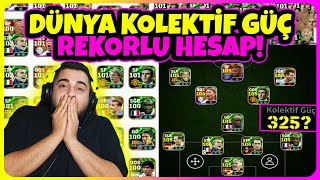 DÜNYA KOLEKTİF GÜÇ REKORU KIRMIŞ HESAP DÜNYANIN EN İYİ HESABI🔥 200 BİN TL🤑 eFootball Mobile 2025 [upl. by Ynoble]