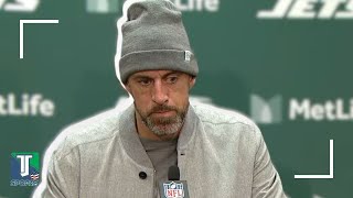 Aaron Rodgers SAYS hell talk to Jeff Ulbrich about BENCHING him after Jets LOSE vs Seahawks [upl. by Ramon857]