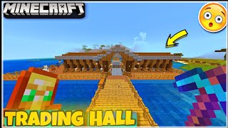 I Made Villagers Trading Hall 🤑 In LUKY SMP In Minecraft  Villager Trading Hall Tutorial [upl. by Anahsar]