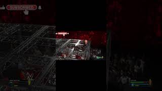 Drew VS Punk Hell in a cell wwe2k24 shorts badblood hellinacell [upl. by Nnor]