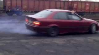 BMW E36 325I Stock Engine  BURNOUT [upl. by Atiekan]