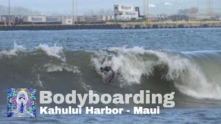 Bodyboarding at Kahului Harbor [upl. by Avika556]