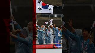 South Korea wrongly introduced as North Korea at Paris 2024 Olympics Paris2024 Olympics BBCNews [upl. by Sauer]