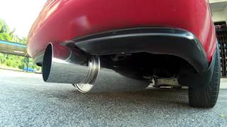 HKS Silent Hipower Sound Test Civic Ferio EG9 Vtec [upl. by Lyall]