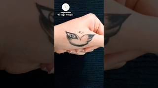 ❌️new tattoo😱👁shorts viral tiktok trending [upl. by Akkim]