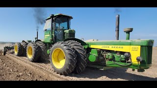 JOHN DEERE 830 DIESEL PLOWING  JOHN DEERE 830 SPECIAL TRIPLE [upl. by Adirahs]