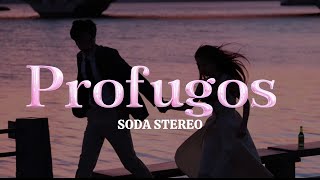 Soda Stereo  Profugos LetraLyrics [upl. by Nanaek]