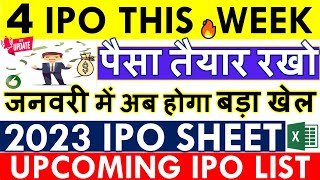 UPCOMING IPO 2024 IN INDIA💥 IPO NEWS LATEST • NEW IPO COMING IN STOCK MARKET • JANUARY 2024 IPO LIST [upl. by Reggi]