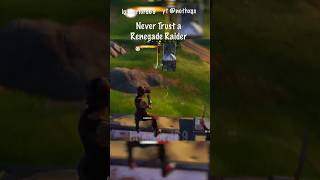 Never trust a renegade raider 😂 fortnite fortniteclips fortnitebattleroyale [upl. by Linoel163]