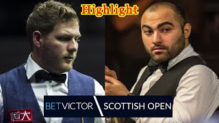 Hossein Vafaei vs Daniel Wells Highlight BetVictor Scottish Open 2023 snooker [upl. by Croix]