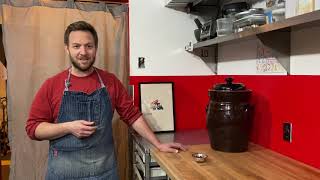 COOKING Radicchio Sauerkraut Recipe Andrew Gregory Post Alley Pizza Seattle WA [upl. by Eelame]