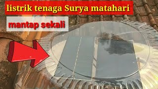 Listrik dari tenaga Surya matahari simpel murah AvutKC [upl. by Prudy]