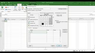 Controlling NonWorking Days in Microsoft Project Standard Calendar [upl. by Barden]