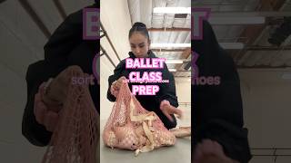 BALLET CLASS PREP balletclassballerinawarmupathleteprepballettrainingpointeshoesprepare [upl. by Leschen432]