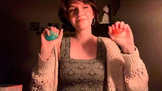 Lofi ASMR GlowintheDark Sticky Stress Balls sticky tapping whispering asmr for sleep [upl. by Apostles726]