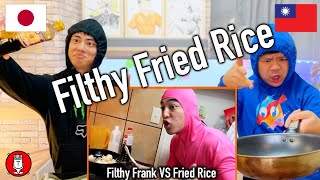 115 Asians React to Filthy Franks PINK GUY COOKS FRIED RICE  But No One Can Eat [upl. by Normi]