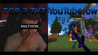 TOP 3 TXT do PvP YouTuberów  MegaDrop [upl. by Nytsuj748]