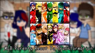 MLB Parents React To Transformations  Gacha Club  Gacha React [upl. by Amre]