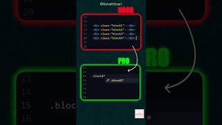 😂 Noob vs Pro🔥  HTML  DIV Class  Shortcut Trick  Software Developer  Solve It Smart [upl. by Xuerd38]