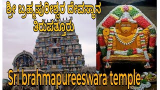 Sri Brahmapureeshwara Temple Tirupattur templehistory temple rammitrends travelvlog travel [upl. by Ardnosal]