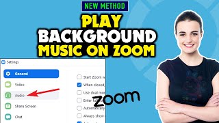 How to play background music on zoom 2024 [upl. by Letsou]