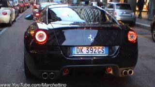 Ferrari 599 GTB Exhaust Sound Revving [upl. by Adnim]