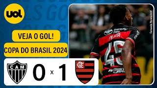 ATLÉTICOMG 0 X 1 FLAMENGO  COPA DO BRASIL 2024 VEJA O GOL DE PLATA [upl. by Spracklen381]