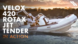 Highfield Velox 420 Rotax Jet Boat  In Action [upl. by Russon420]