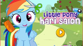 Kid Video  My Little Pony Hair Game [upl. by Dopp]