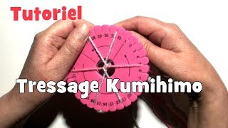 Tutoriel Tressage Kumihimo à 6 fils Corde pour Pull DIY [upl. by Cymbre355]