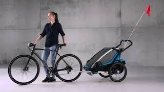 Thule Chariot Sport Multifunctional Child Carrier Demonstration Video [upl. by Joelly]