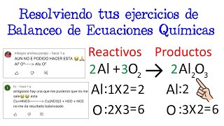 ⚖️ Balanceo de Ecuaciones Químicas por Tanteo ⚗️ EJERCICIOS PARTE 1 💥 Fácil y Rápido  QUÍMICA [upl. by Kronick366]