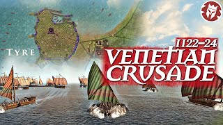 Venetian Crusade 11221124  Middle Ages History DOCUMENTARY [upl. by Skcirdnek]