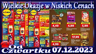 Lidl Nowa Gazetka Promocyjna od Czwartku 07122023 Najlepsze Okazje W Niskich Cenach [upl. by Jenkel855]