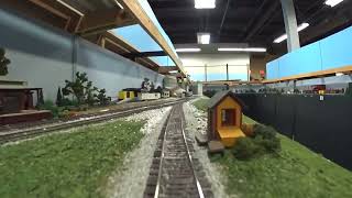 Cab Ride on the WMRC HO Layout Dec 2024 [upl. by Anatnahs184]