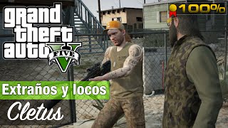 GTA 5  Extraños y Locos  Todas las misiones de Cletus Medallas de Oro100 [upl. by Yenahteb]