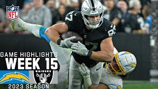 Los Angeles Chargers vs Las Vegas Raiders  2023 Week 15 Game Highlights [upl. by Baynebridge373]