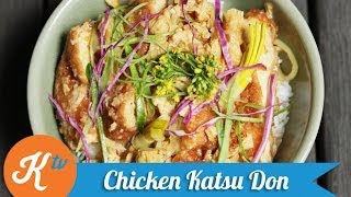 Resep Chicken Katsu Don Chicken Katsudon Recipe Video  REINER JUNARTA [upl. by Franciskus498]