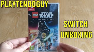 Lego Star Wars The Skywalker Saga Switch Unboxing [upl. by Elodie]