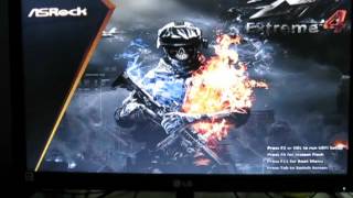 EFI BIOS Modification AsRock Z77 Extreme 4 BIOS Splashscreen Mod [upl. by Ainerbas]