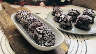 schokokekse schoko Wölkchen weihnachtskekse saftige schokokekse selber backen schokowölkchen [upl. by Notrub]