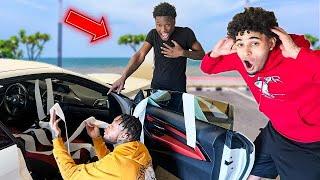 Trashing Amar BMW Prank He Went Crazy [upl. by Gnuh]