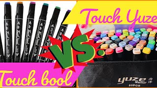 REVIEW marcadores touch bool vs touch yuze MARKERS fypシ markers painting study [upl. by Bryna198]